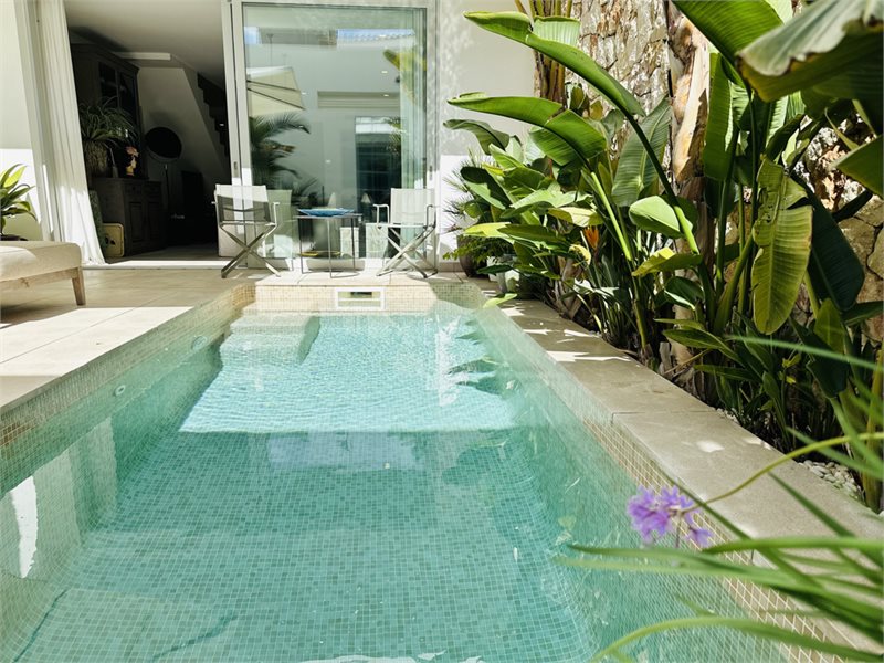 Living area: 172 m² Bedrooms: 3  - Beautiful toiwnhouse with private pool and à rolf terrace with seaview, Porto Colom #2511139 - 3