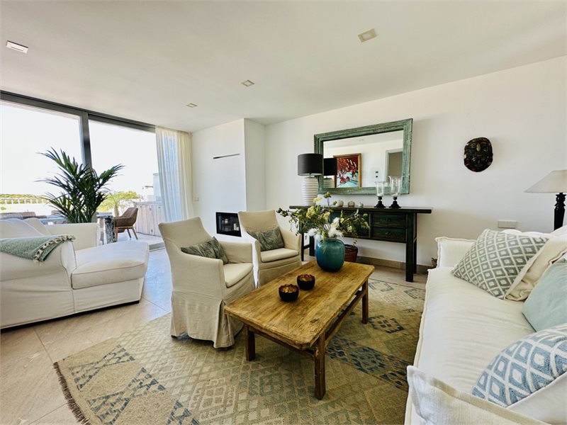 Living area: 172 m² Bedrooms: 3  - Beautiful toiwnhouse with private pool and à rolf terrace with seaview, Porto Colom #2511139 - 12