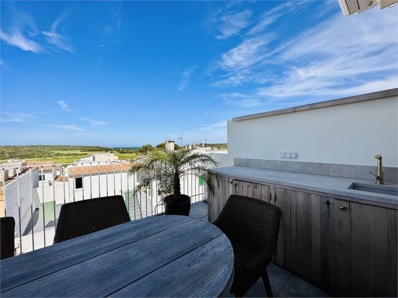 Living area: 172 m² Bedrooms: 3  - Beautiful toiwnhouse with private pool and à rolf terrace with seaview, Porto Colom #2511139 - 13