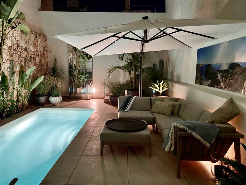 Living area: 172 m² Bedrooms: 3  - Beautiful toiwnhouse with private pool and à rolf terrace with seaview, Porto Colom #2511139 - 16