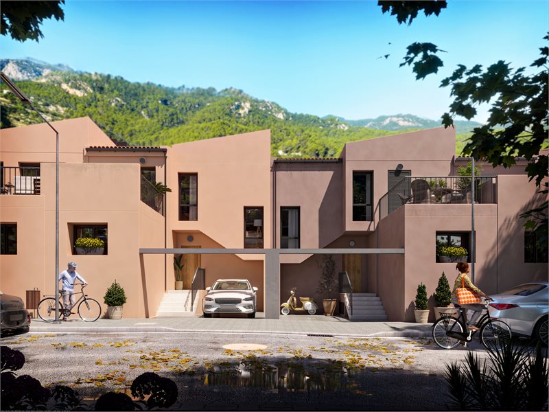 Living area: 150 m² Bedrooms: 3  - Fantastic townhouse with pivate garden in Esporles #1061141 - 1