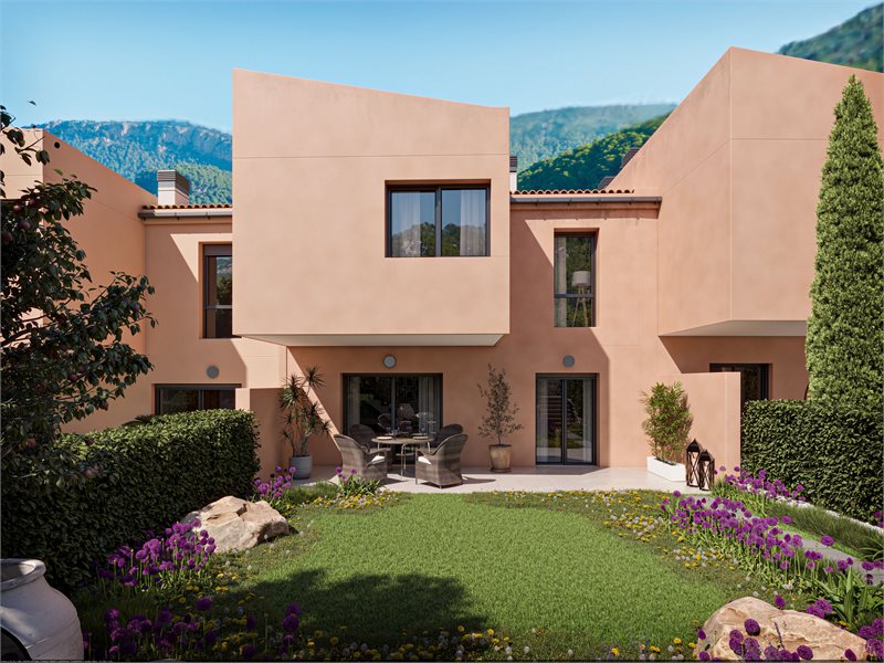 Living area: 150 m² Bedrooms: 3  - Fantastic townhouse with pivate garden in Esporles #1061141 - 2