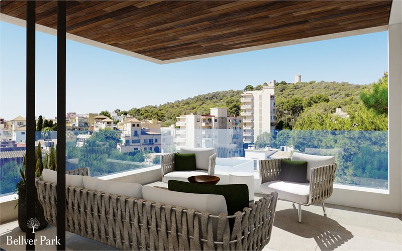 Boyta: 75 m² Sovrum: 2  - Fantastiska nybyggda lägenheter i Son Armadams, Palma #1121148 - 3