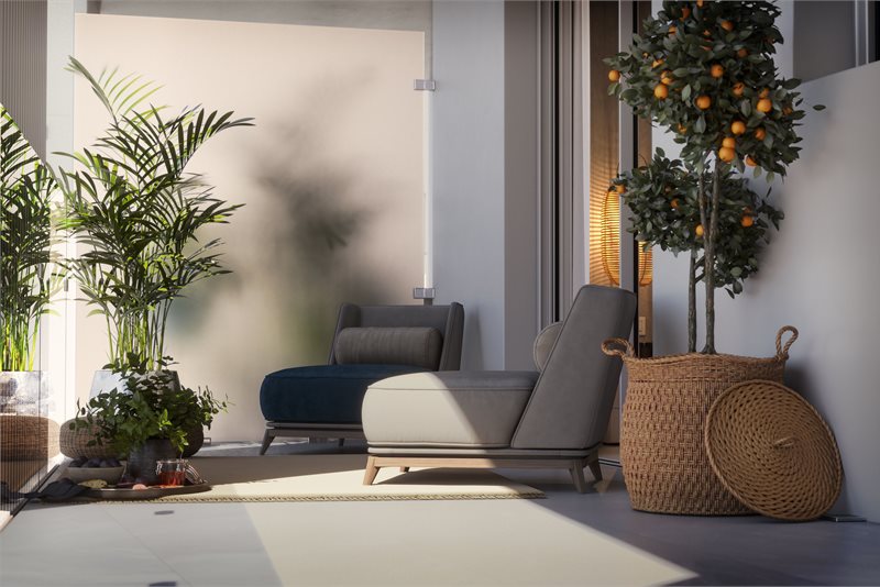 Boyta: 84 m² Sovrum: 2  - Fantastiskt penthouse med stor takterrass i Cala d'Or #1531152 - 12