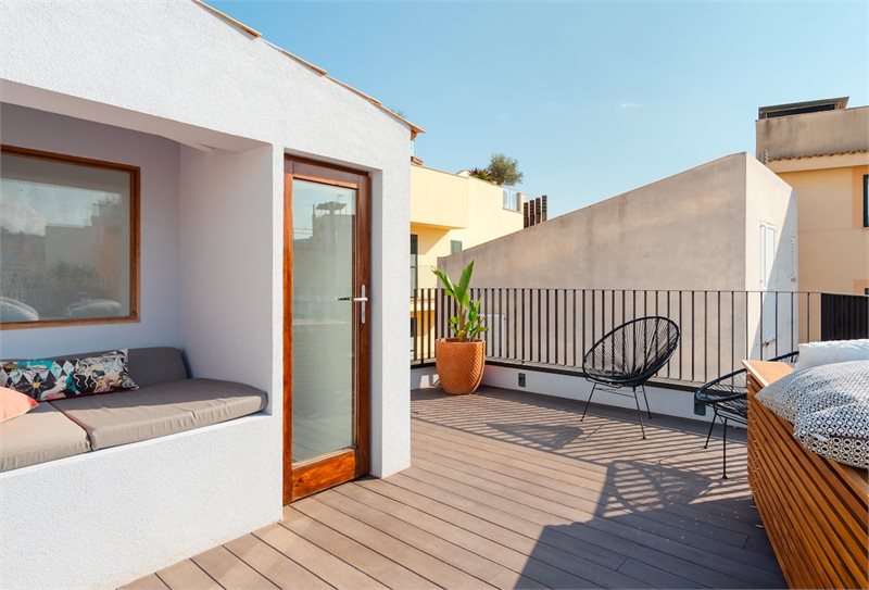 Living area: 170 m² Bedrooms: 2  - Fantastic townhouse with patio and roof terrace in Santa Catalina, Palma #2121156 - 9