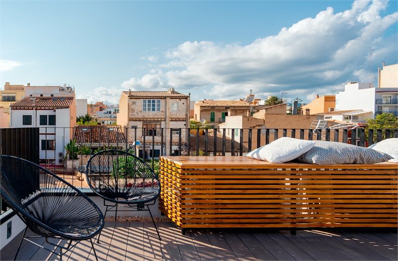 Living area: 170 m² Bedrooms: 2  - Fantastic townhouse with patio and roof terrace in Santa Catalina, Palma #2121156 - 13
