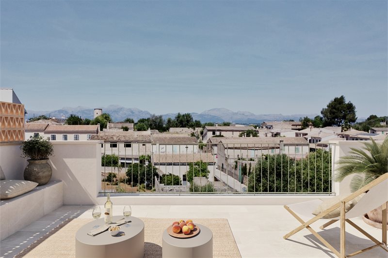 Living area: 129 m² Bedrooms: 3  - Fantastic newly built townhouse with private pool in Ariany #2321159 - 6