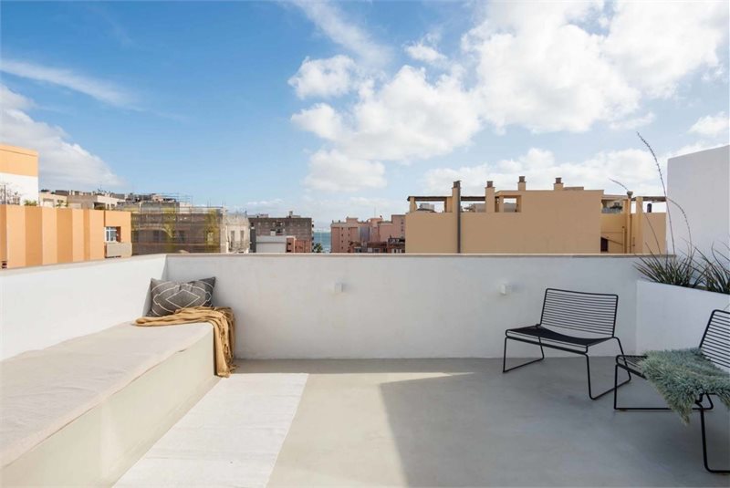 Boyta: 64 m² Sovrum: 1  - Stilren designstudio/lägenhet med två terrasser i El Terreno, Palma #2121163 - 9