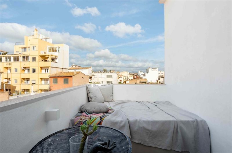 Boyta: 64 m² Sovrum: 1  - Stilren designstudio/lägenhet med två terrasser i El Terreno, Palma #2121163 - 8