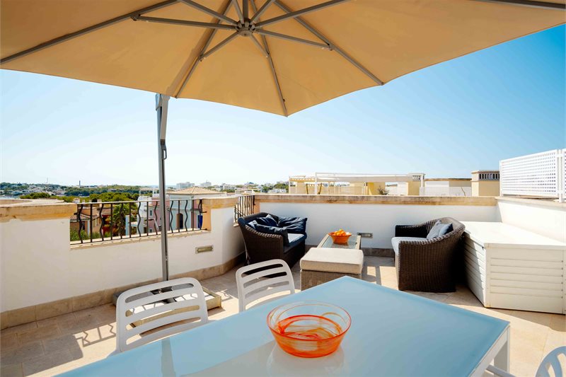 Living area: 104 m² Bedrooms: 3  - Fantastic penthouse with big roof terrace in Porto Colom #1511165 - 5