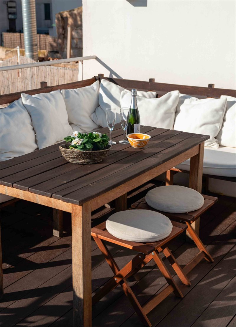 Boyta: 100 m² Sovrum: 2  - Underbart townhouse med.egen takterrass i charmiga Santa Catalina, Palma #1121170 - 1