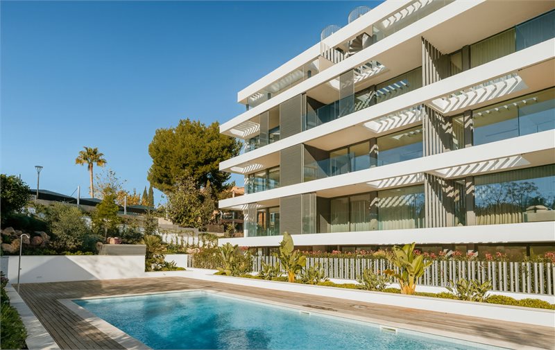 Living area: 94 m² Bedrooms: 2  - New Modern Apartment with Terrace & Parking, Cala Mayor #2121179 - 1
