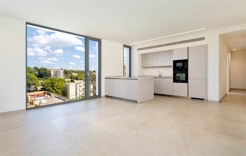 Living area: 94 m² Bedrooms: 2  - New Modern Apartment with Terrace & Parking, Cala Mayor #2121179 - 2