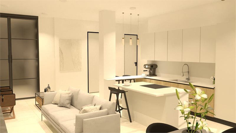 Boyta: 100 m² Sovrum: 3  - Ljus, modern och helt nyrenoverad  lägenhet med fantastisk utsikt , Son Espanyolet, Palma #1121188 - 3