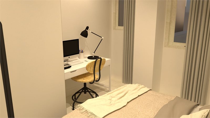 Boyta: 100 m² Sovrum: 3  - Ljus, modern och helt nyrenoverad  lägenhet med fantastisk utsikt , Son Espanyolet, Palma #1121188 - 4
