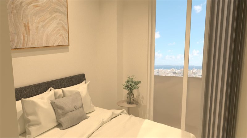 Boyta: 100 m² Sovrum: 3  - Ljus, modern och helt nyrenoverad  lägenhet med fantastisk utsikt , Son Espanyolet, Palma #1121188 - 11
