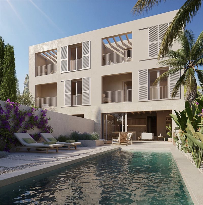 Bedrooms: 3  - Exclusive new project, Townhouse with Private Garden and Saltwater Pool in Santanyí #1531189 - 9