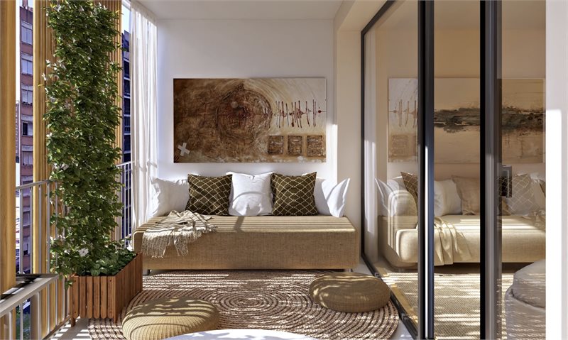 Boyta: 105 m² Sovrum: 3  - Nyproducerade lägenheter mitt i Palma #1121190 - 3